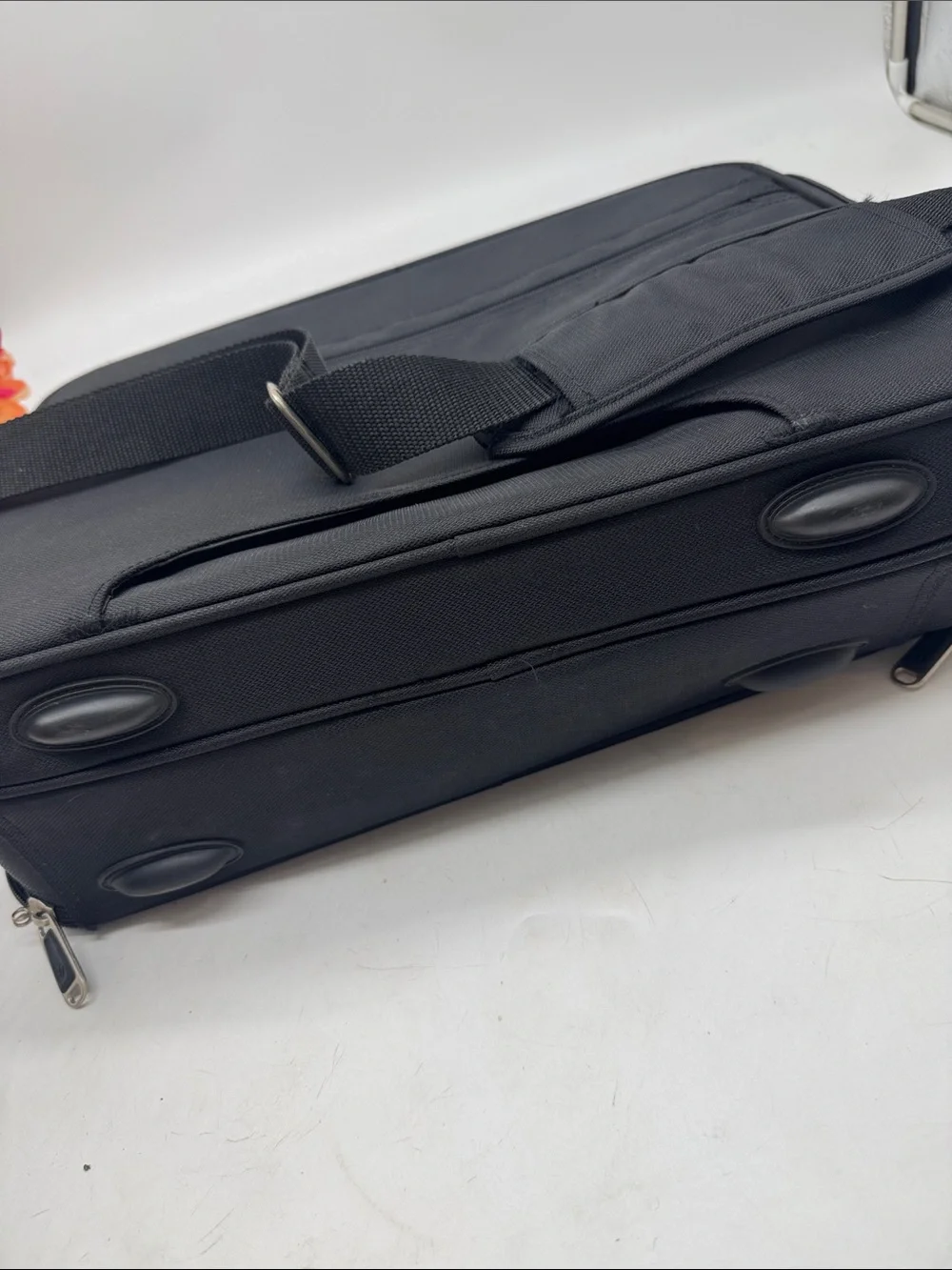 Samsonite Black Laptop Briefcase with Front Organizer